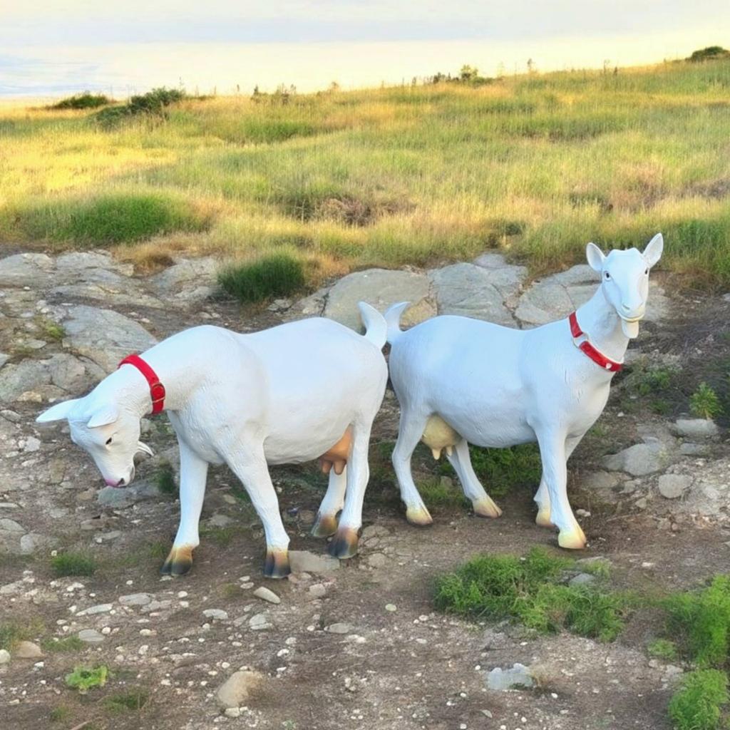 Geit, Schaap, Ezel, Lam, Varken, koeien, grote Tuinbeelden, Tuin en Terras, Tuinbeelden, Nieuw, Dierenbeeld, Kunststof, Ophalen