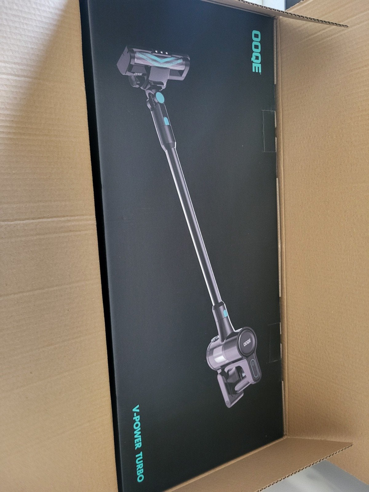 OOQE V-POWER TURBO Steelstofzuiger - Nieuw in doos, Overige merken, Ophalen of Verzenden, Reservoir, Steelstofzuiger