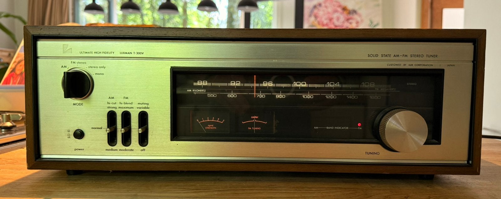 Luxman T-300V tuner versterker, Audio, Tv en Foto, Ophalen of Verzenden, Gebruikt