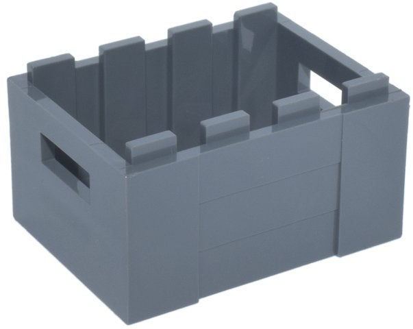 lego container, krat met handgrepen donker grijs (6), Ophalen of Verzenden, Nieuw, Accessoire, Lego