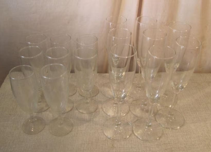Mooie Partij van Champagne Glazen, Ophalen of Verzenden, Zo goed als nieuw, Overige typen