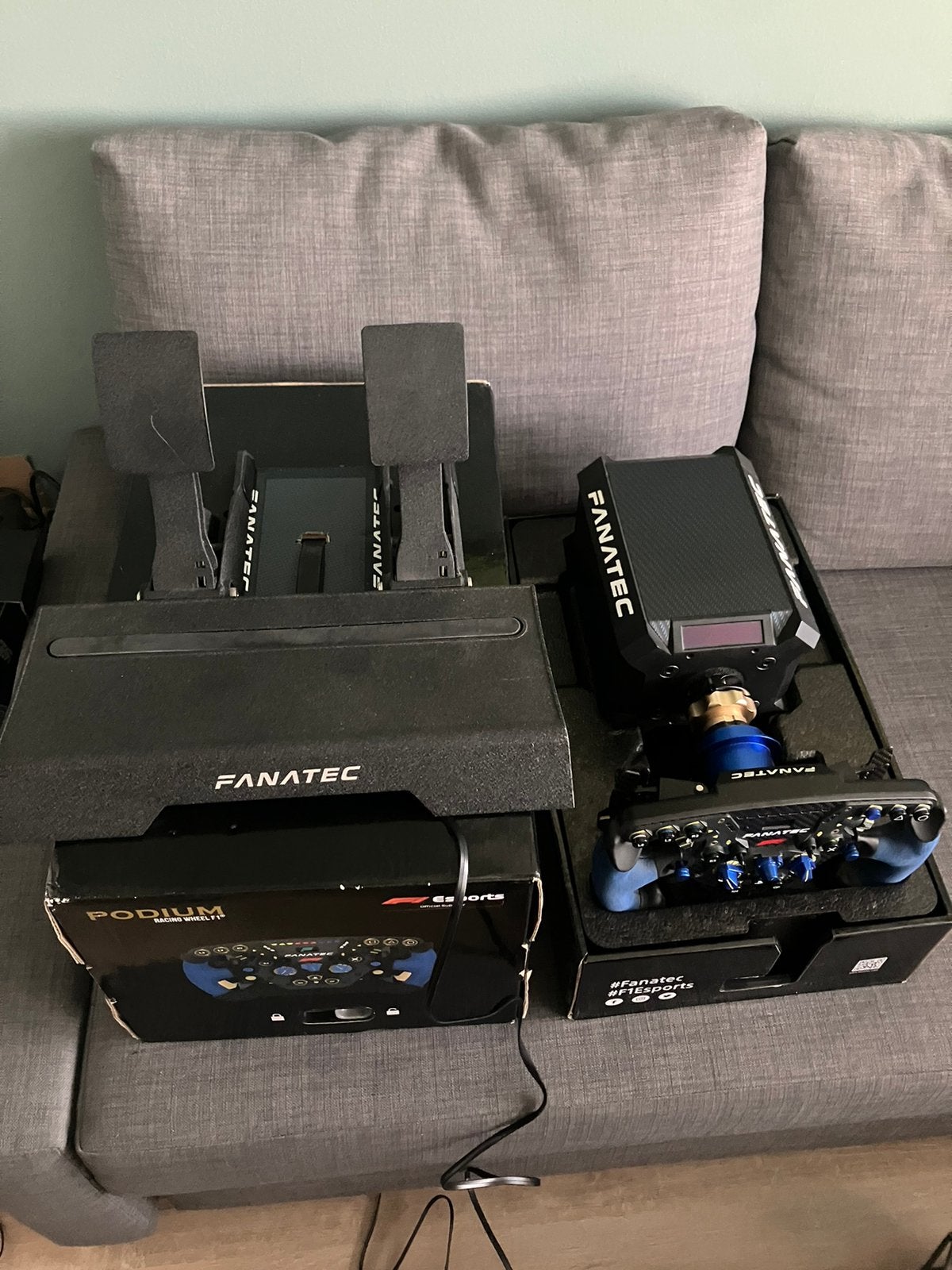 Fanatec Podium DD F1 PS4/PS5 met pedalen, Ophalen, Gebruikt, Stuur of Pedalen, PlayStation 4