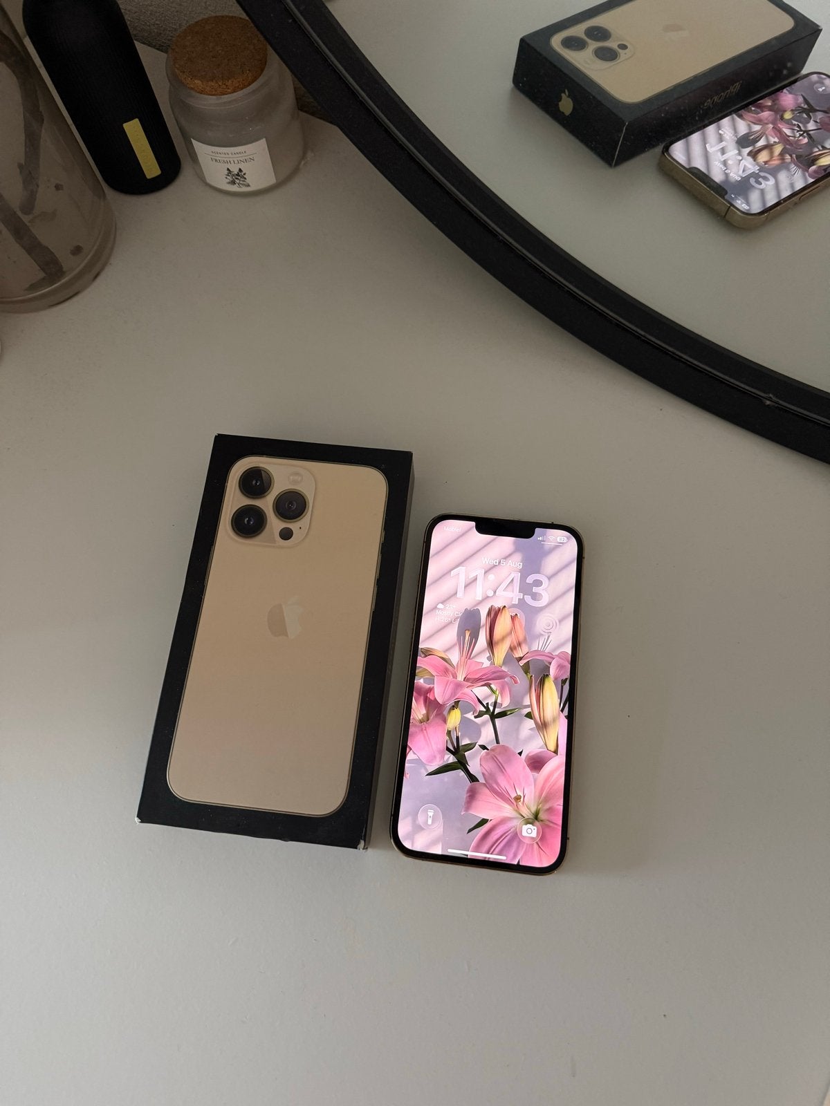 Apple iPhone 13 Pro 128GB Goud, Ophalen, 128 GB, Zo goed als nieuw, IPhone 13 Pro