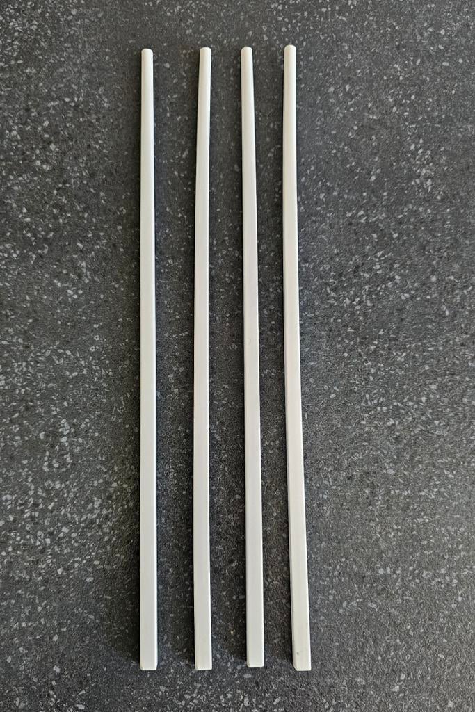 Set van 4 witte eetstokjes, Antiek en Kunst, Ophalen of Verzenden