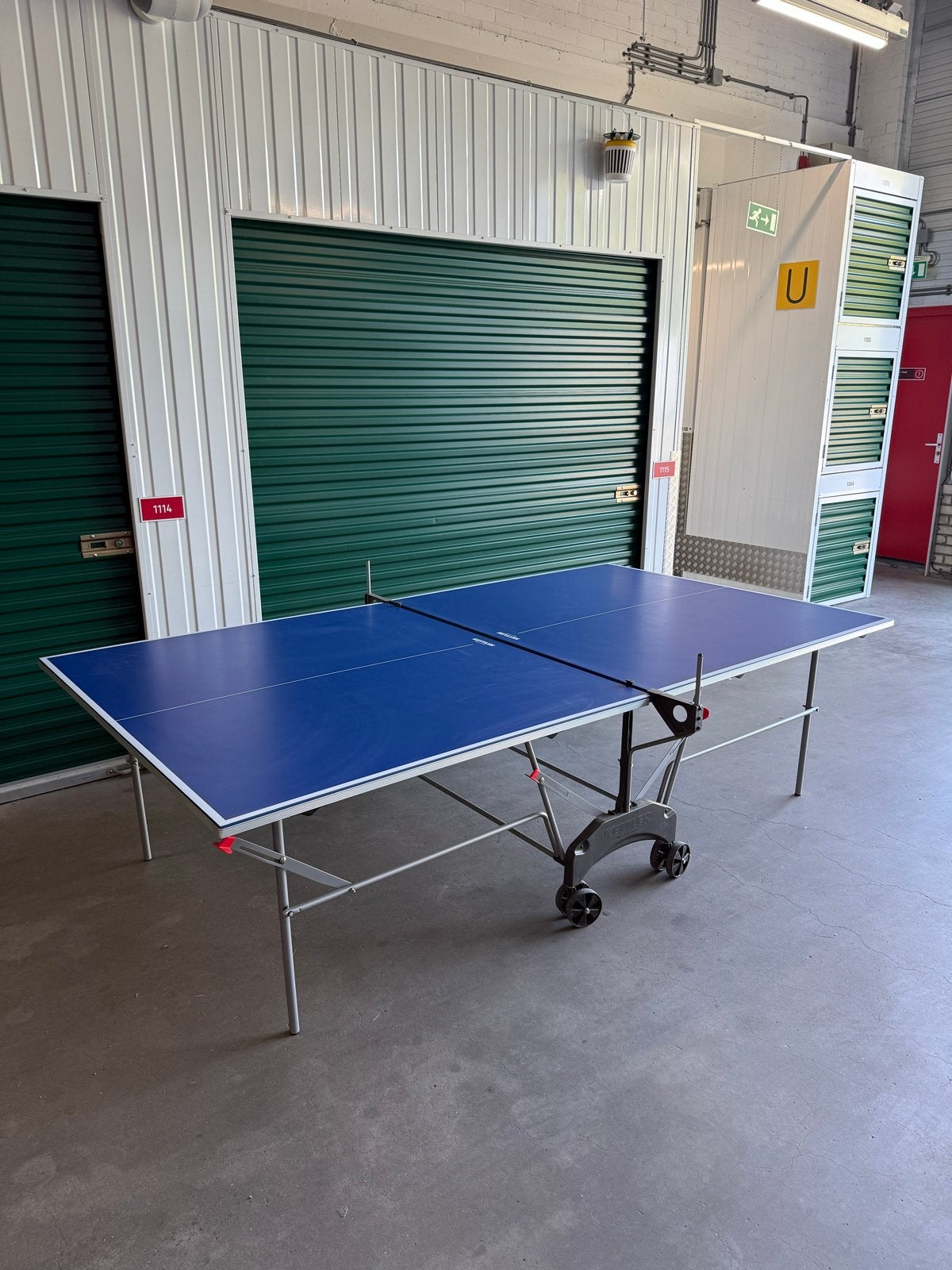 Kettler Pingpongtafel - Zo goed als nieuw, inklapbaar, hoes, Ophalen, Zo goed als nieuw, Tafel Indoor, Verrijdbaar