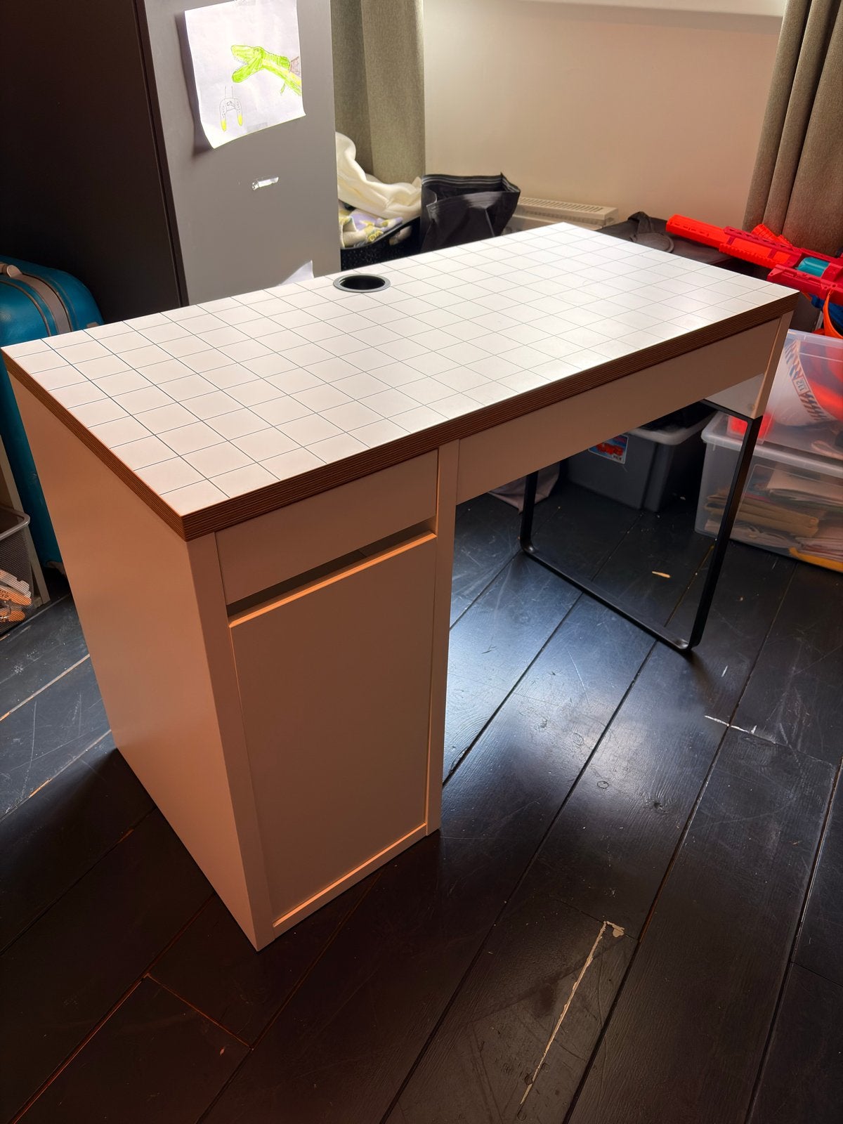 IKEA Kinderbureau met opbergruimte, Huis en Inrichting, Ophalen, Opbergruimte, Gebruikt, IKEA