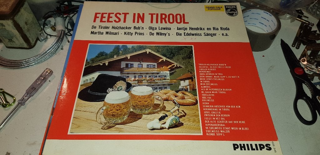 lp Feest in Tirool (Z222-7), Ophalen of Verzenden, Zo goed als nieuw, 12 inch, Overige genres