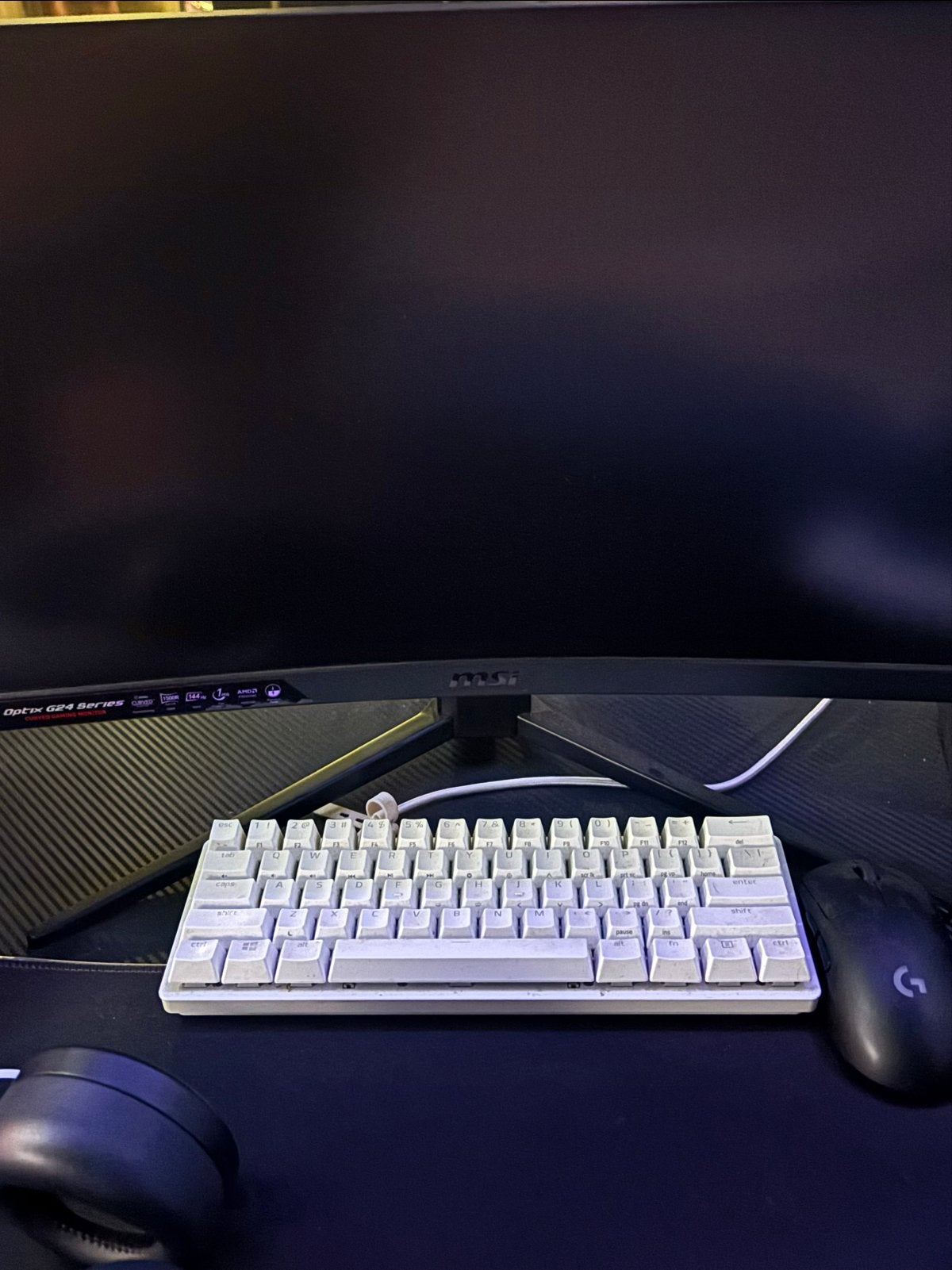 Complete Gaming Set: MSI Monitor, Logitech Muis, Razer Toets, Computers en Software, Overige Computers en Software, Ophalen, Gebruikt
