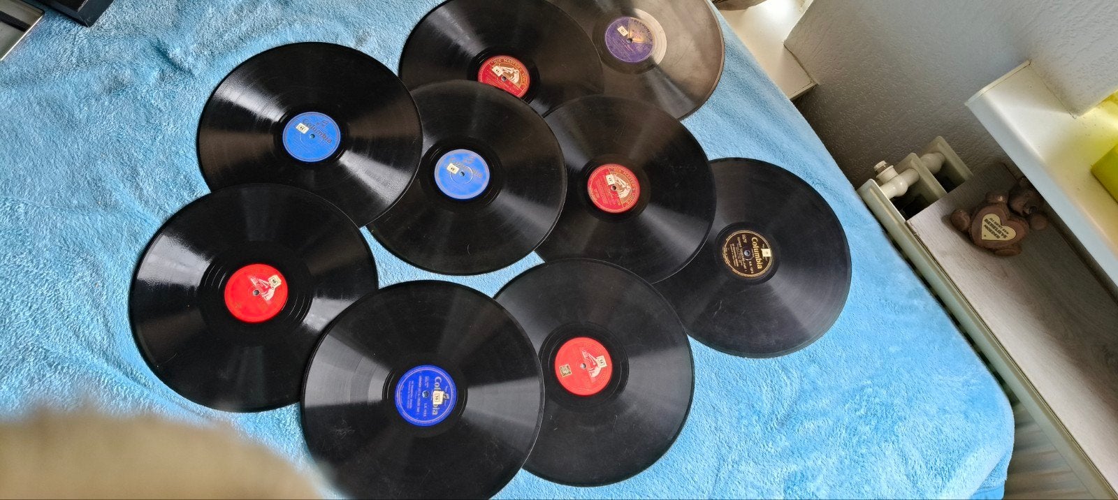 His Master's Voice, Telefunken, Columbia 78 toeren platen, Ophalen of Verzenden, Voor 1960, Gebruikt, 10 inch