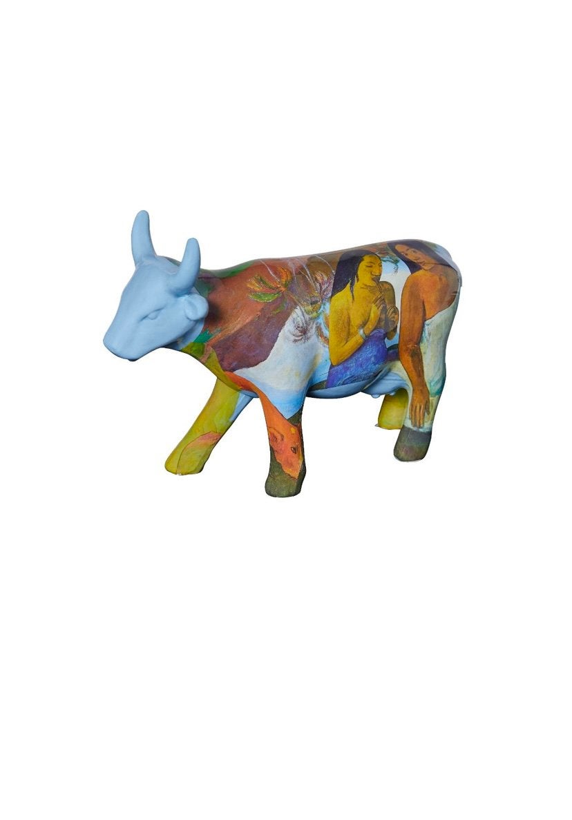 Nieuw Cow Parade koe Tahiti medium gratis verzending., Ophalen of Verzenden, Beeld