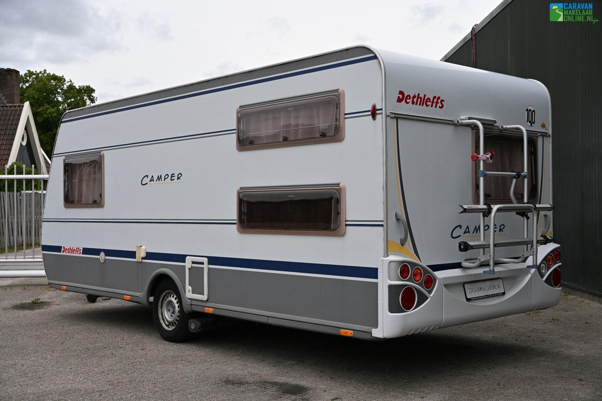 Dethleffs Camper 510 TK |Mover|Cassette luifel|Stapelbed etc, Kachel, Rondzit, Dwars-stapelbed, Bedrijf