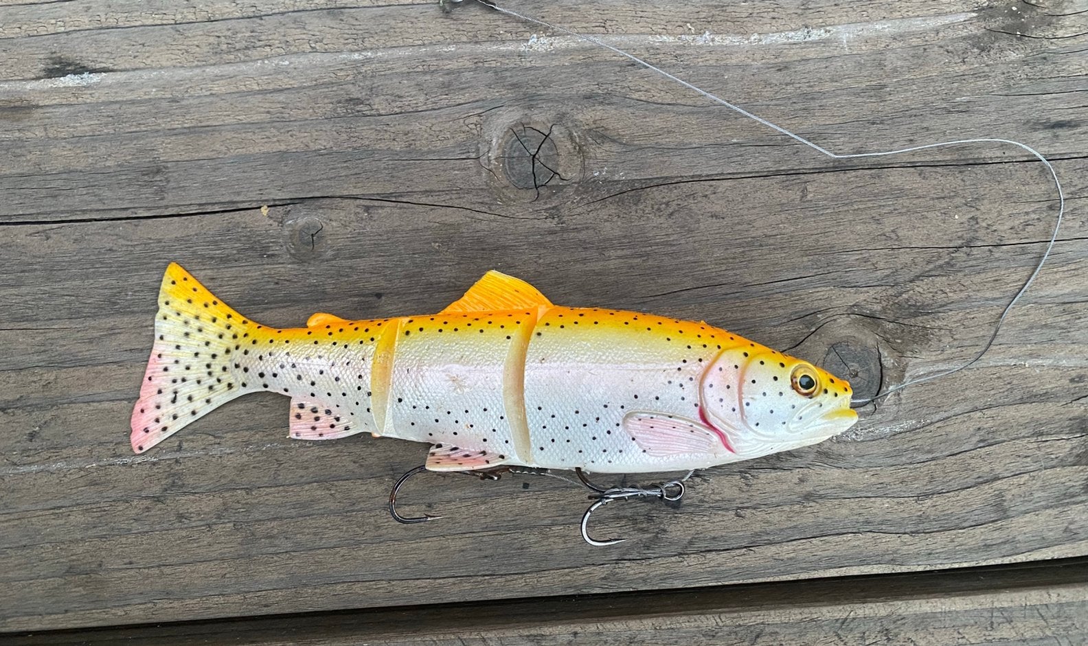 Savage Gear 3D Line Thru Trout 20cm Albino, Watersport en Boten, Hengelsport | Roofvissen, Ophalen of Verzenden, Zo goed als nieuw