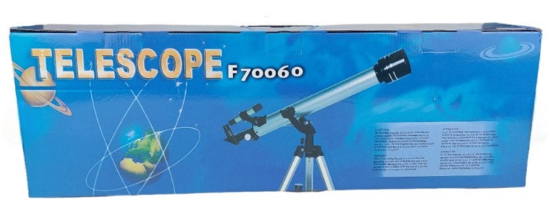 Telescoop, Ophalen, Lenzentelescoop (refractor), Met statief, Zo goed als nieuw