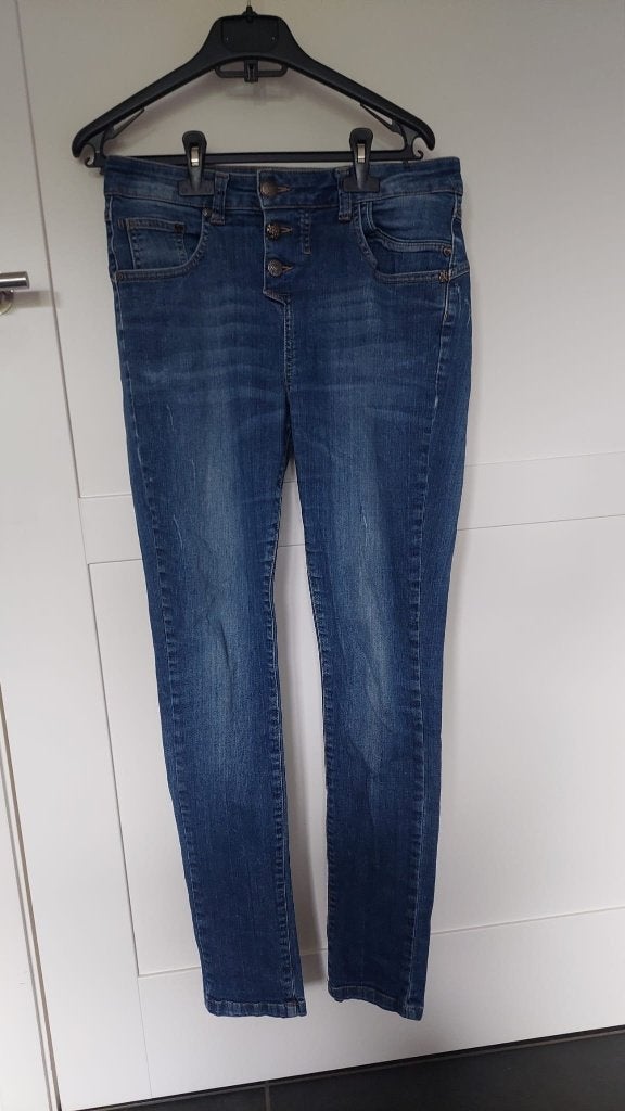 Spijkerbroek - NickJean XXX  - 27/33 Maat M / 38, Maat 38/40 (M), NickJean, Blauw, Ophalen of Verzenden