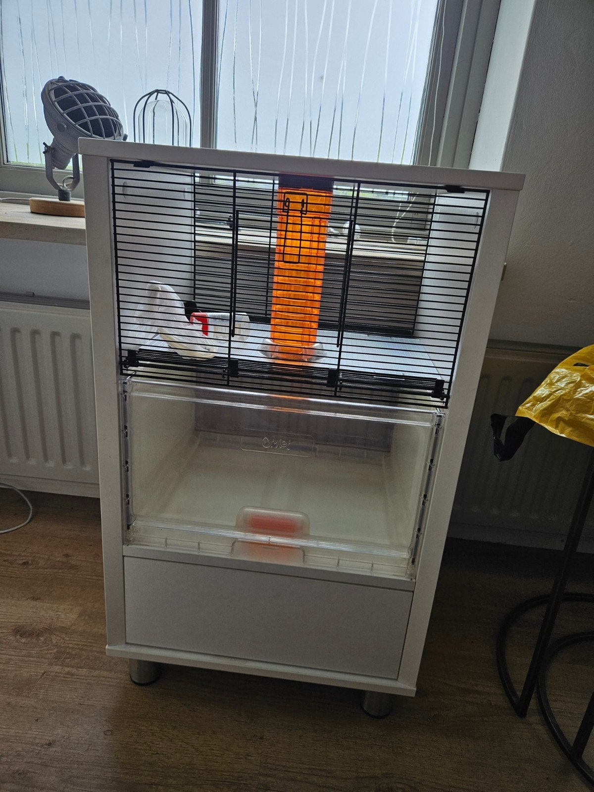 Hamsterkooi, Dieren en Toebehoren, Ophalen, Gebruikt, Metaal, Vogelkooi