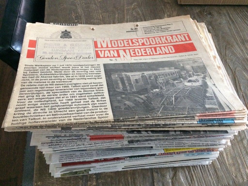 Modelspoorkrant flinke stapel (35 stuks), Gelijkstroom, Verzenden, Fleischmann, Boek, Tijdschrift of Catalogus