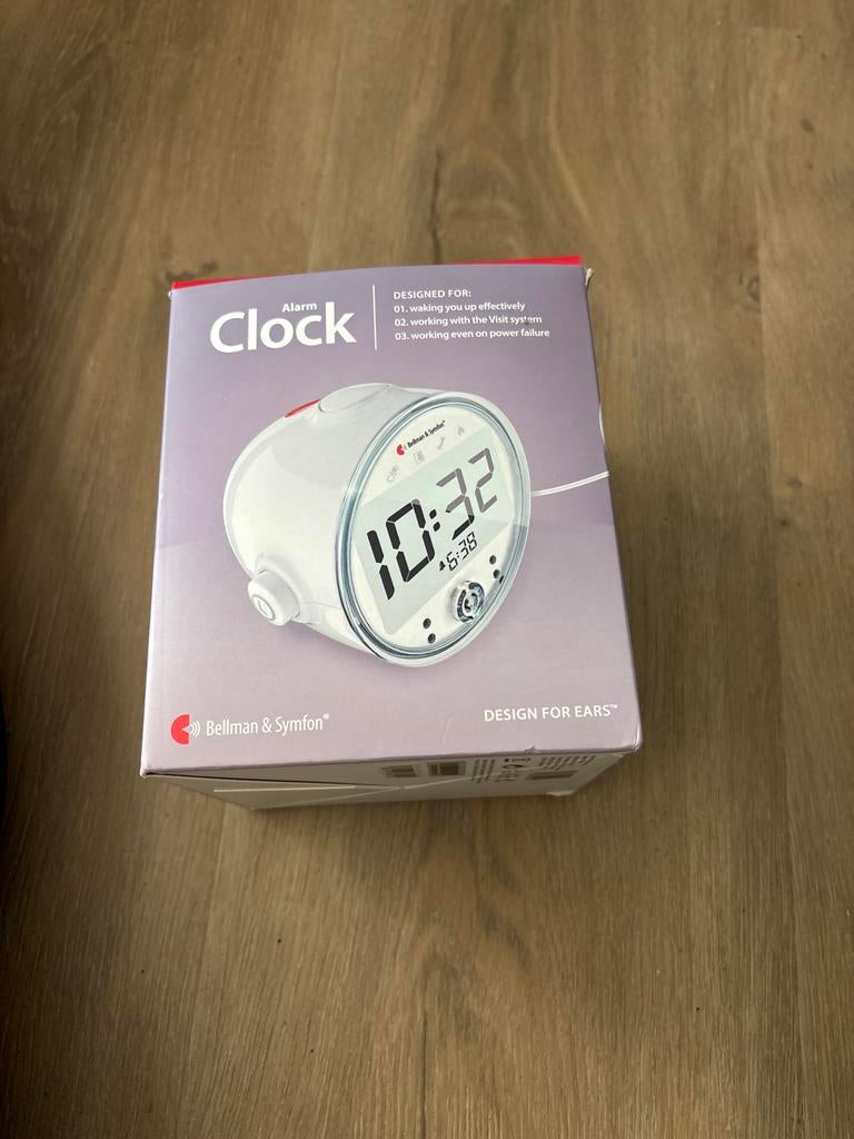 Bellman & Symfon Wekker Pro (BE1370) - Voor slechthorenden, Witgoed en Apparatuur, Wekkers, Ophalen of Verzenden, Nieuw, Digitaal