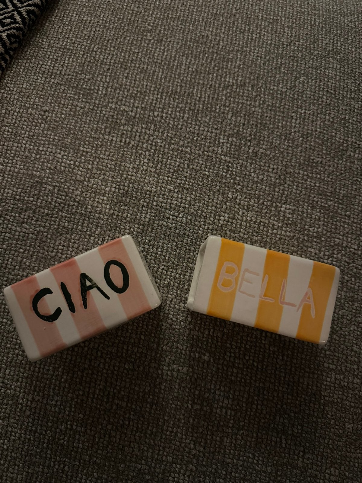 Peper en zout set (ciao bella), Ophalen of Verzenden, Zo goed als nieuw, Overige materialen, Overige merken