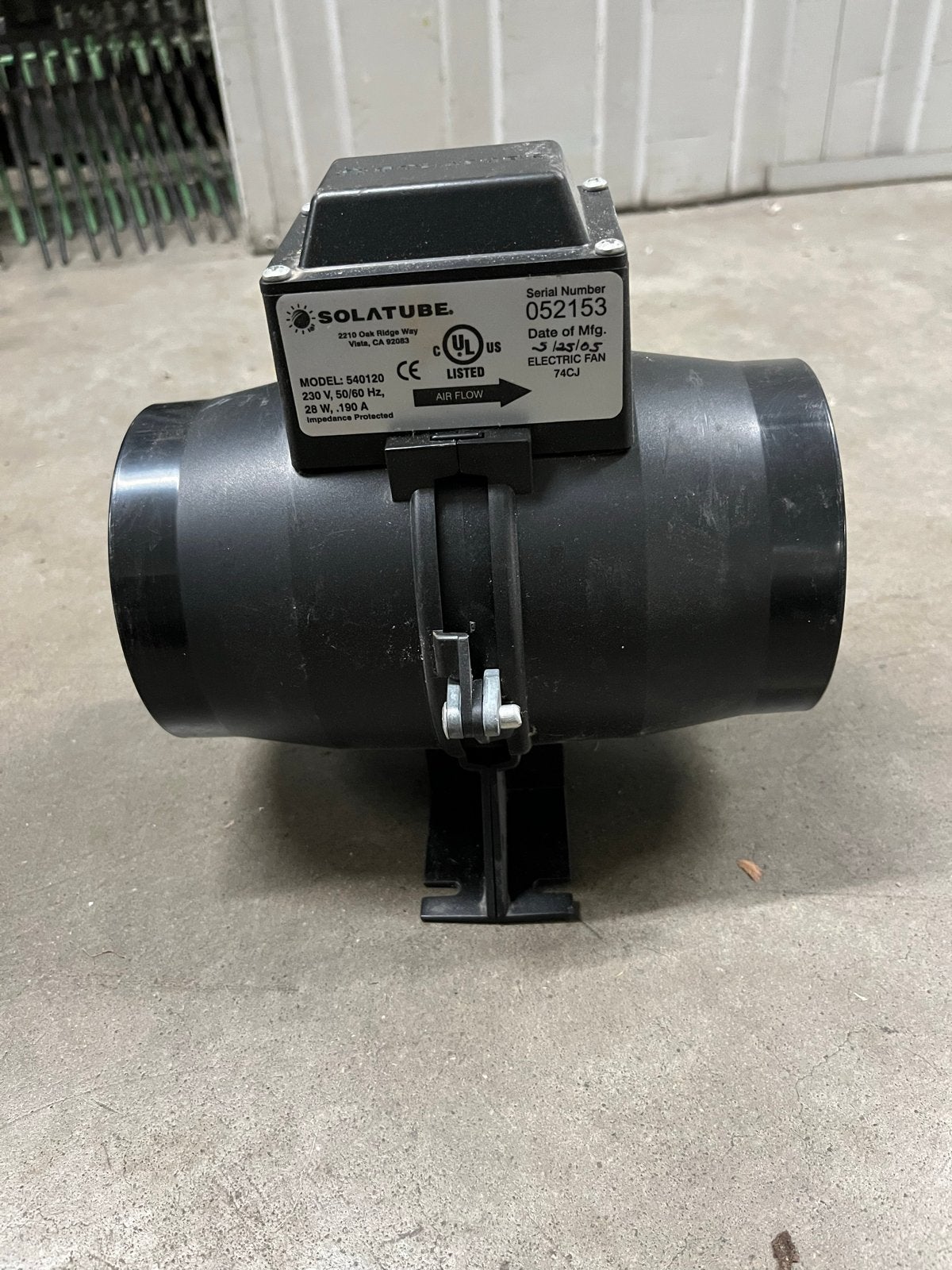 Solatube S40120 Ventilator/Afzuiger - Zo goed als nieuw, Ophalen of Verzenden, Nieuw, Ventilator en Afzuiger