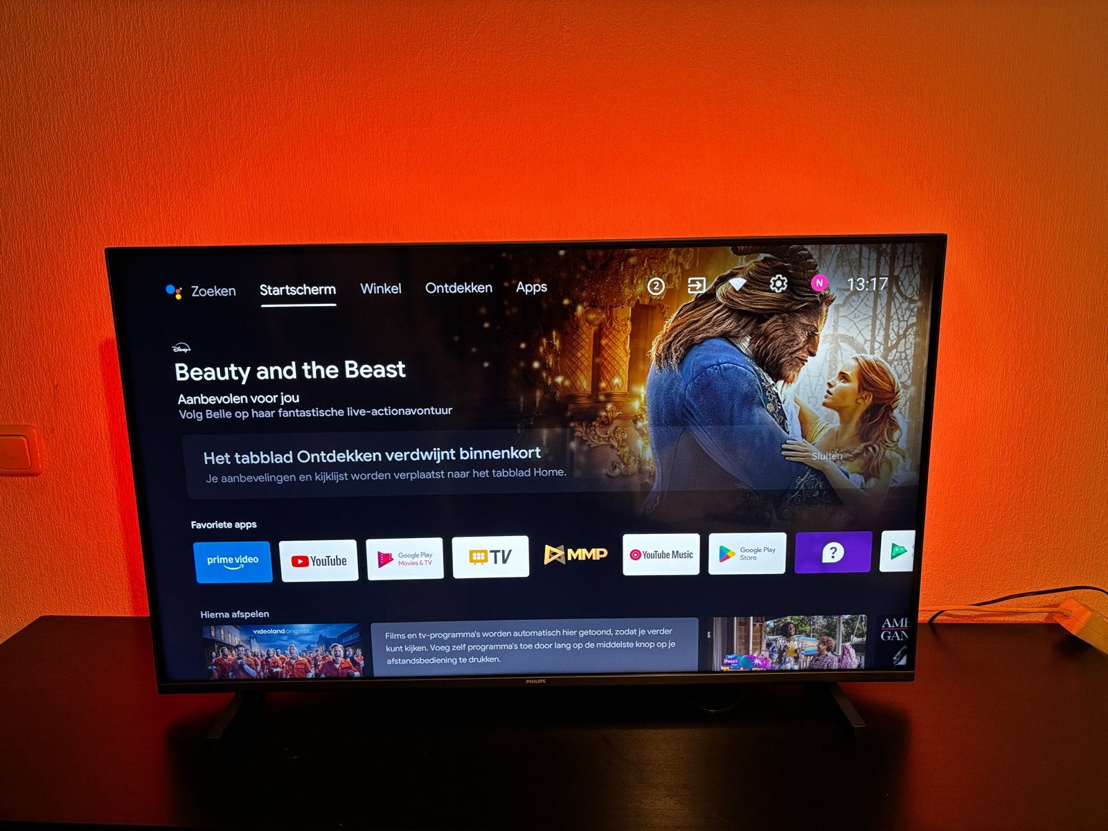 Philips Smart TV 43 inch 4K UHD Ambilight, Ophalen, Philips, LED, 50 Hz