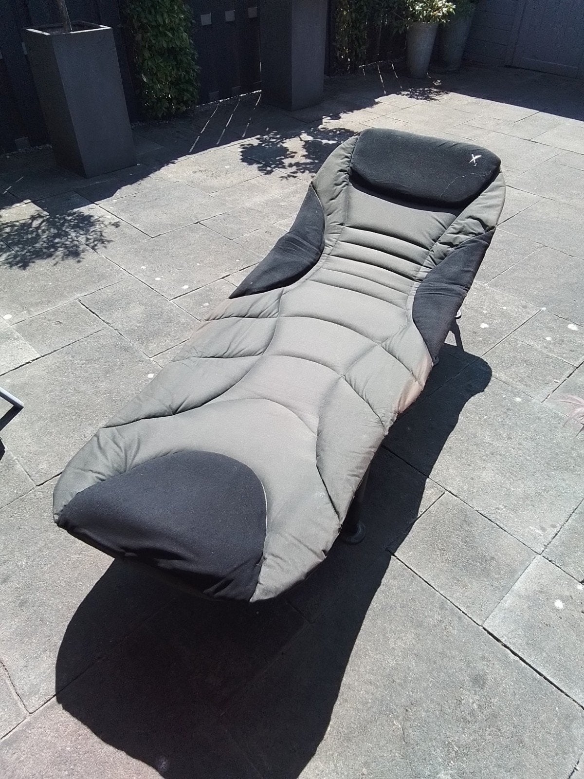 Karper stretchbed 210x70 met gebruikssporen, Ophalen, Gebruikt, Overige typen