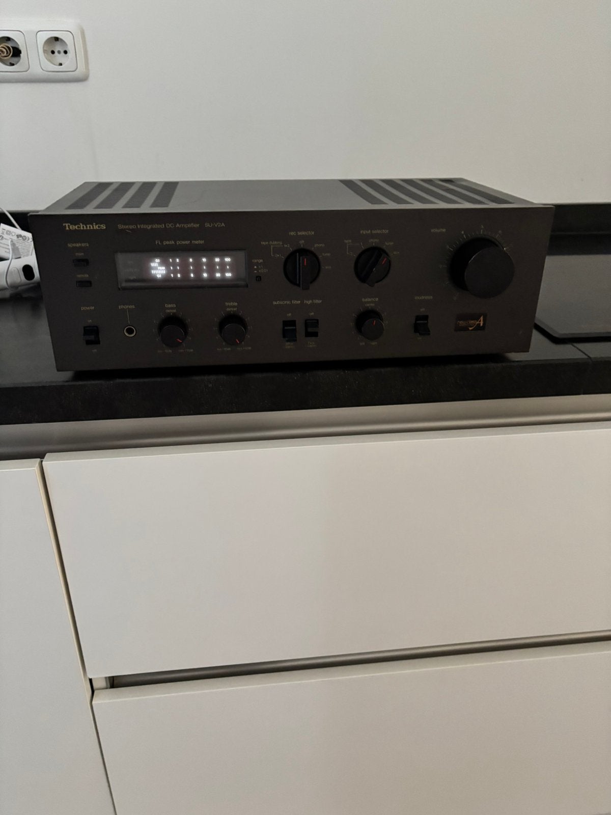 Technics SU-V2A amplifier 80’s VINTAGE, Ophalen, Zo goed als nieuw, Minder dan 60 watt, Overige merken