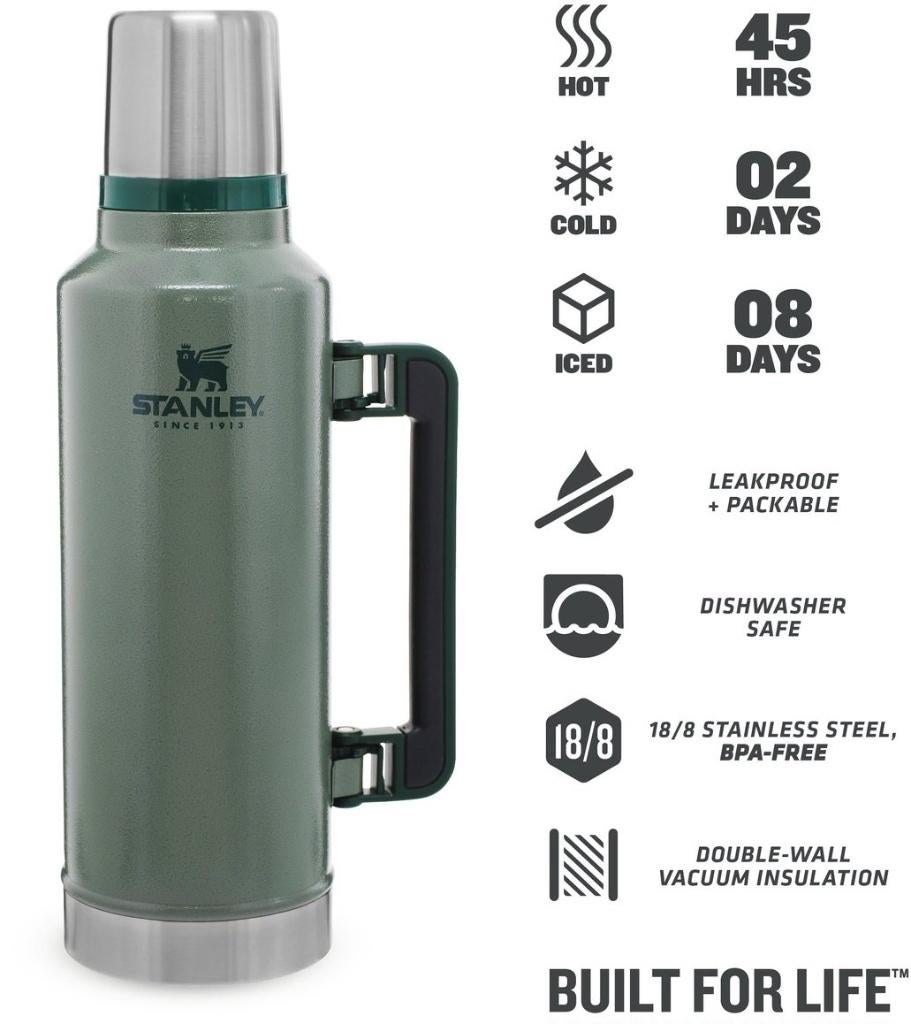 Stanley thermosfles thermos fles drinkbeker waterfles *1.9L*, Ophalen of Verzenden, Nieuw