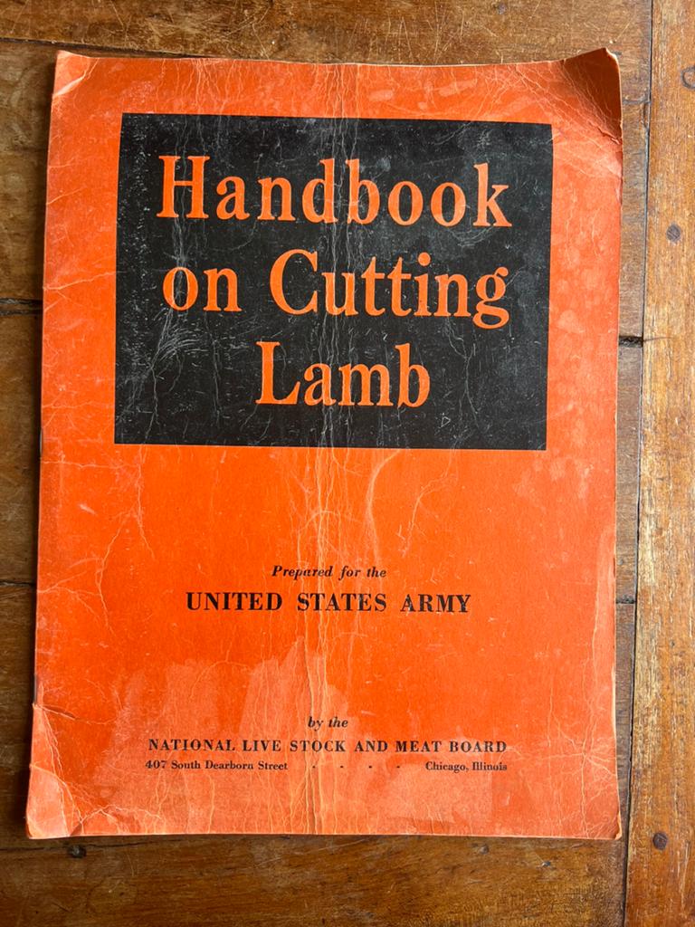 WO2 Amerikaans Lamb Army cooking manual 1943 veldkok chef, Amerika, Ophalen of Verzenden, Boek of Tijdschrift