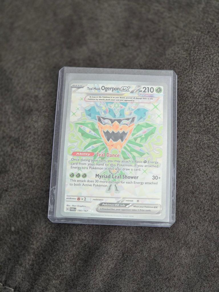 Teal mask ogerpon ex 190/167 ( twm), Verzenden, Zo goed als nieuw, Losse kaart