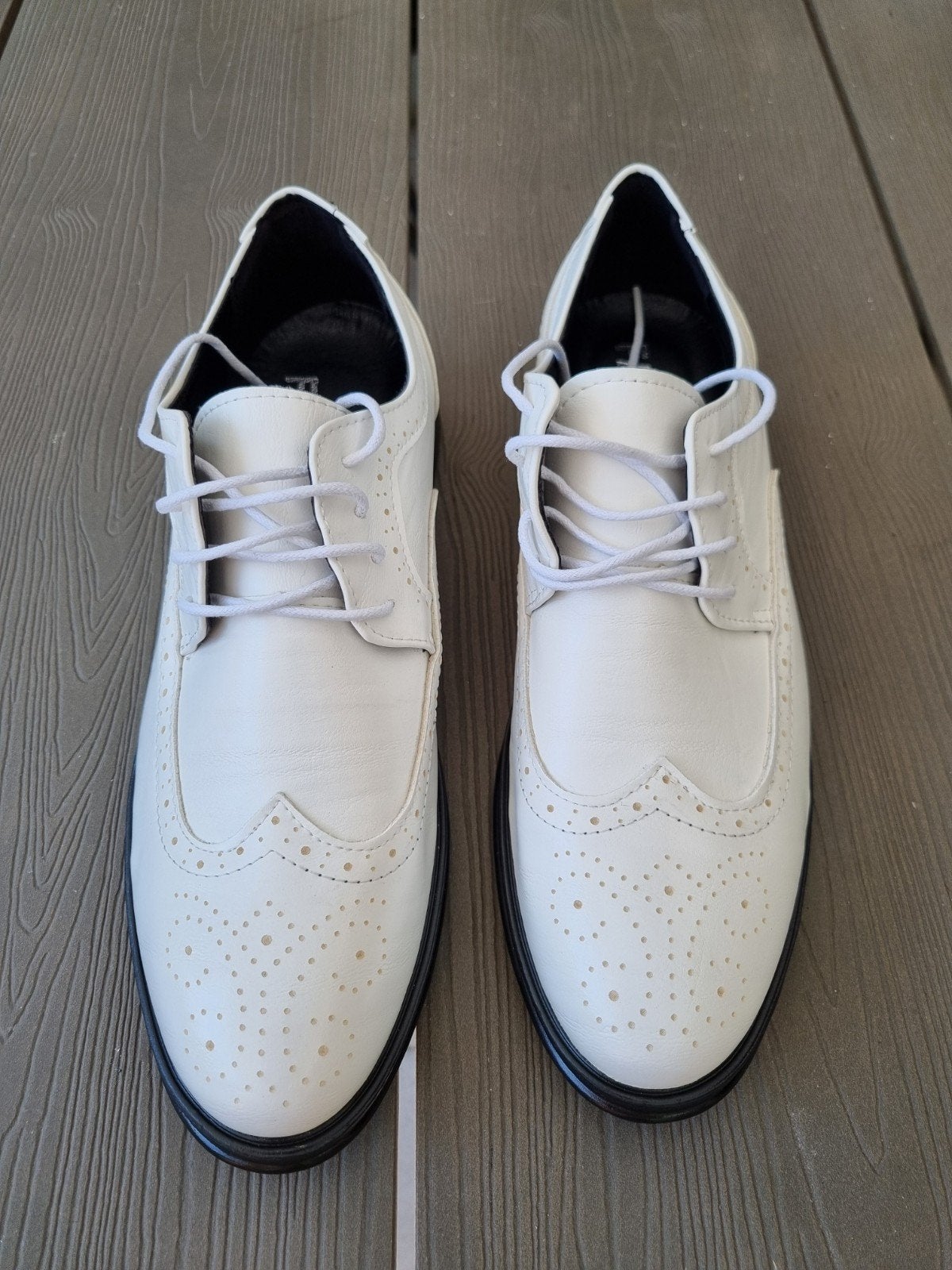 Nette witte Oxford veterschoenen, Ophalen of Verzenden, Zo goed als nieuw