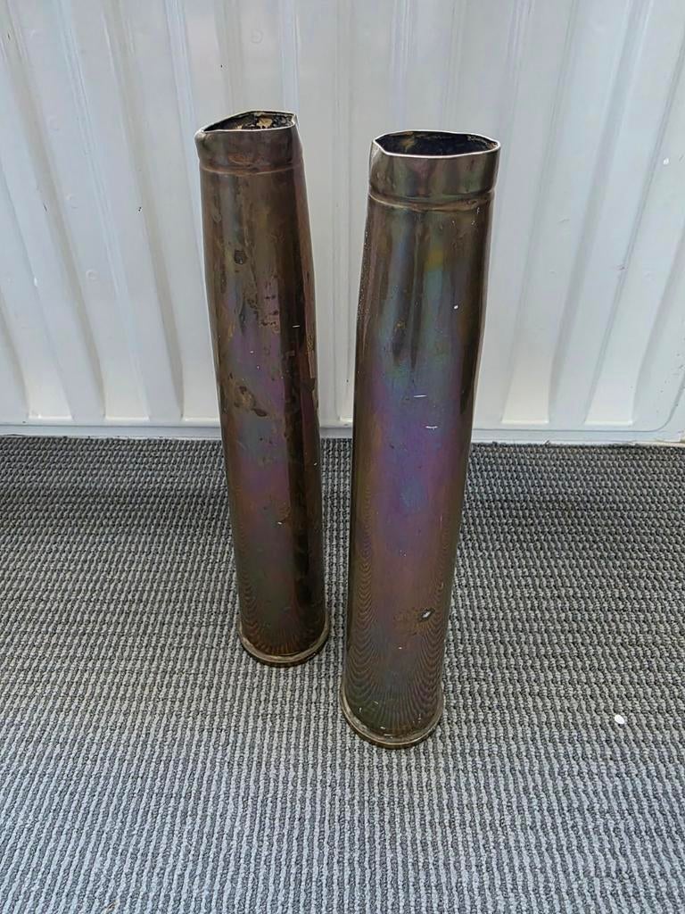 Decoratieve koperen hulzen - Set van 2, Ophalen