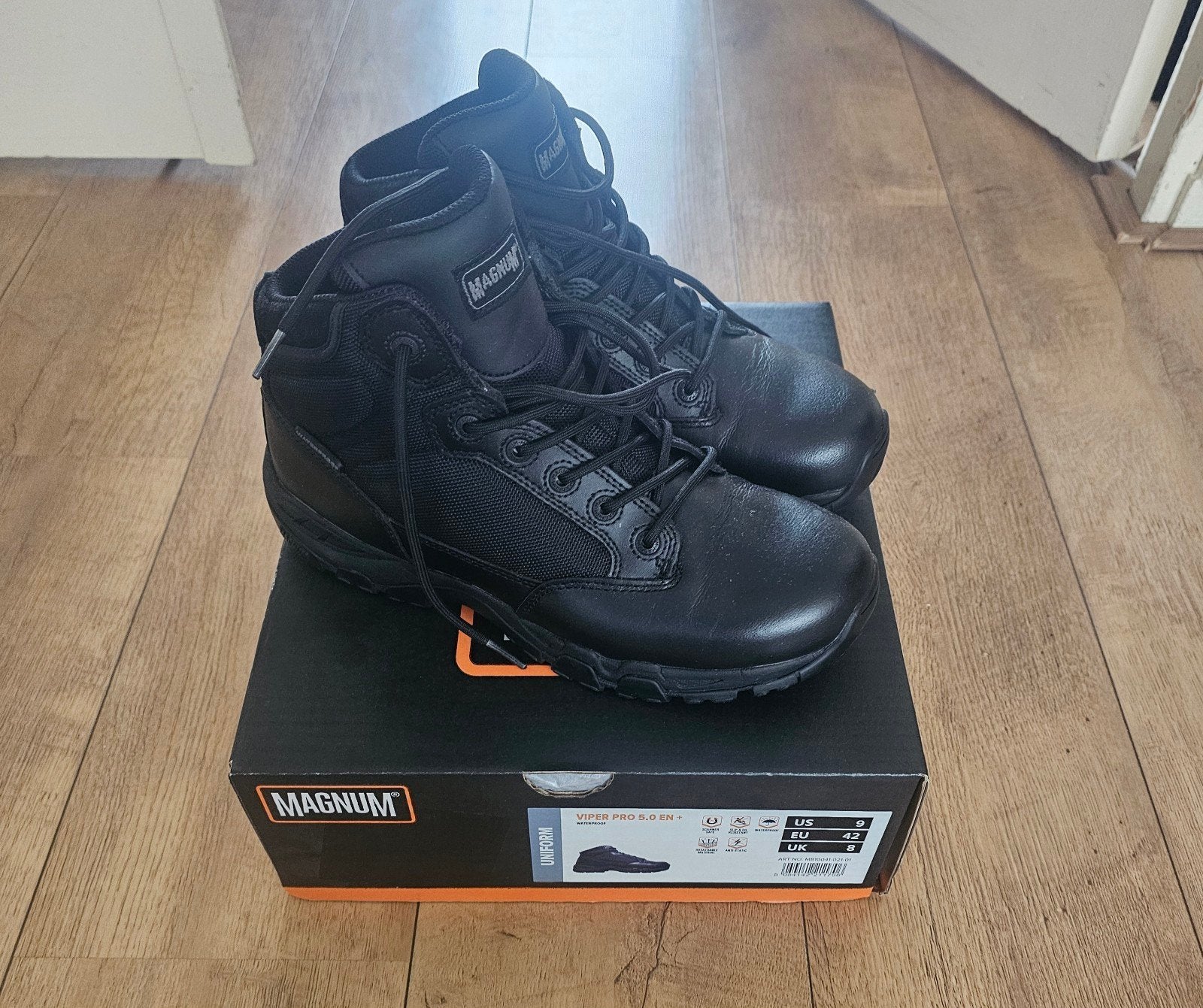 Magnum Viper Pro 5.0 EN+ Waterproof Boots - Maat 42, Zwart, Boots, Ophalen of Verzenden, Zo goed als nieuw
