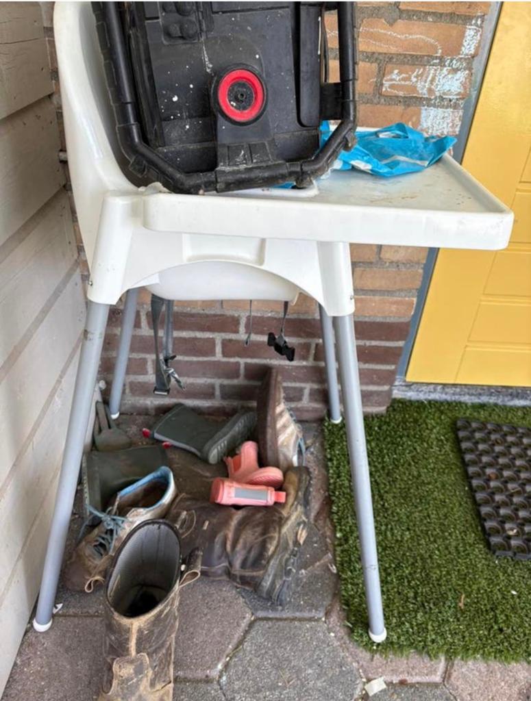 Gratis ikea eetstoel, Ophalen, Gebruikt, Overige typen, Gordel(s)