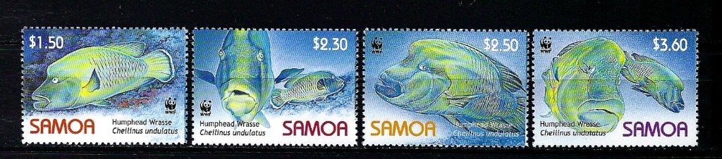 WWF Samoa uit 2006 Postfris (vissen), Ophalen of Verzenden, Postfris, Dier of Natuur