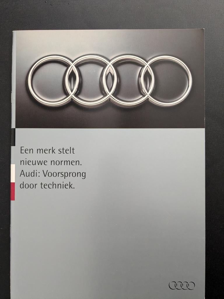 Brochure "Audi: Voorsprong door techniek" 1994, Ophalen of Verzenden, Zo goed als nieuw, Audi
