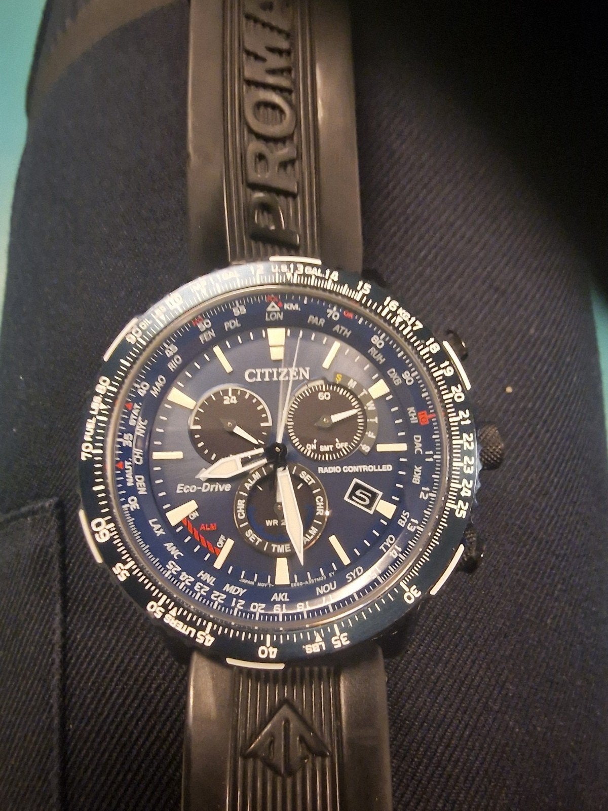 citizen promaster CB5006-02L, Sieraden, Tassen en Uiterlijk, Horloges | Heren, Staal, Staal, Ophalen of Verzenden, Zo goed als nieuw