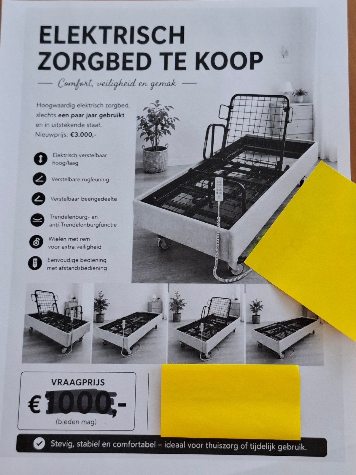 senioren /zorgbed, Diversen, Ophalen, Zo goed als nieuw