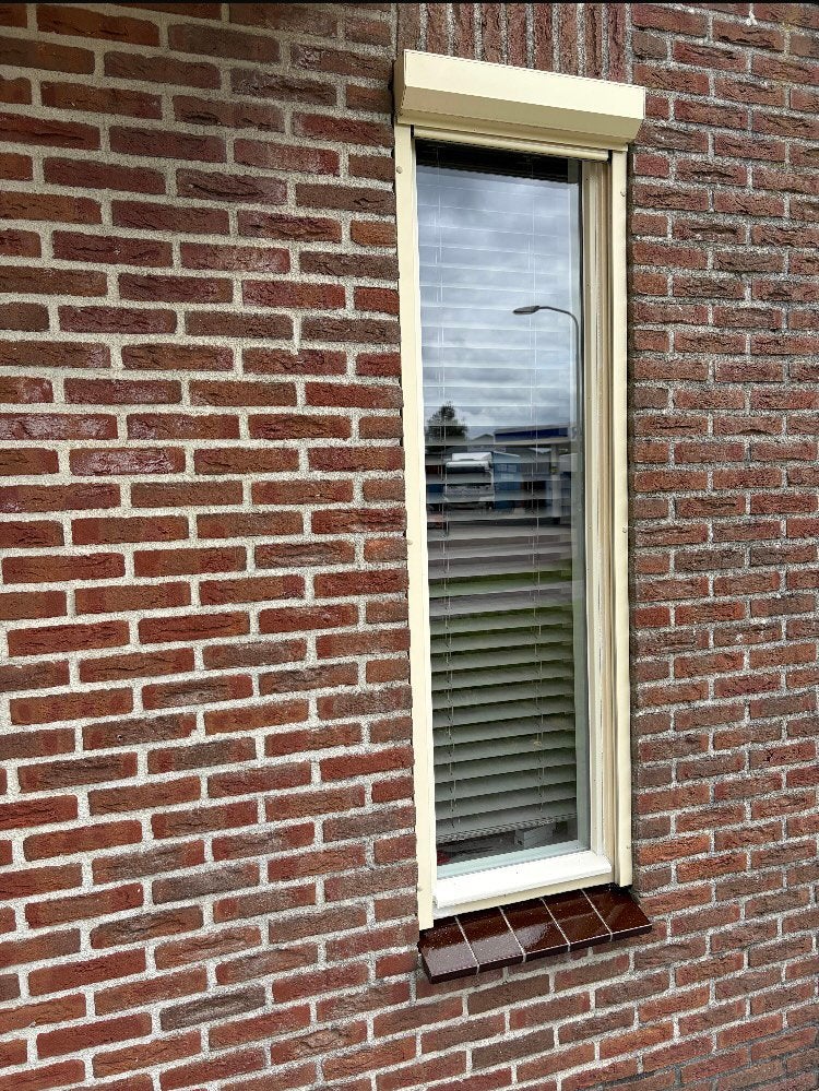 Screens, zonneschermen, rolluik creme, Doe-het-zelf en Verbouw, Rolluiken, Ophalen of Verzenden, Zo goed als nieuw, Wit, Minder dan 100 cm