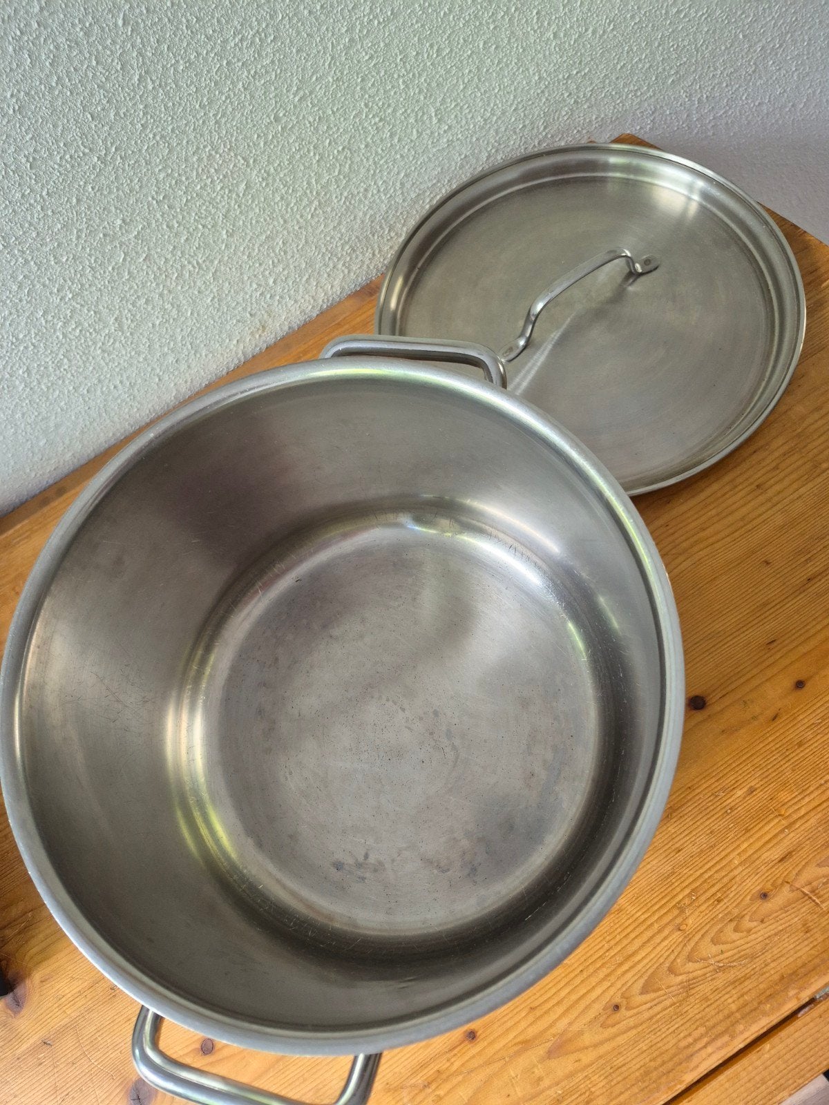 Grote metalen horeca pan 6 liter, Huis en Inrichting, Keuken | Potten en Pannen, Ophalen of Verzenden