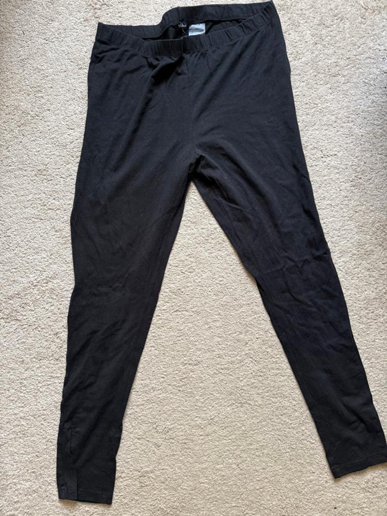 3x Zwarte Leggings Maat XL (48) van MS Mode, Ophalen of Verzenden, Gedragen, Zwart, Broek of Spijkerbroek