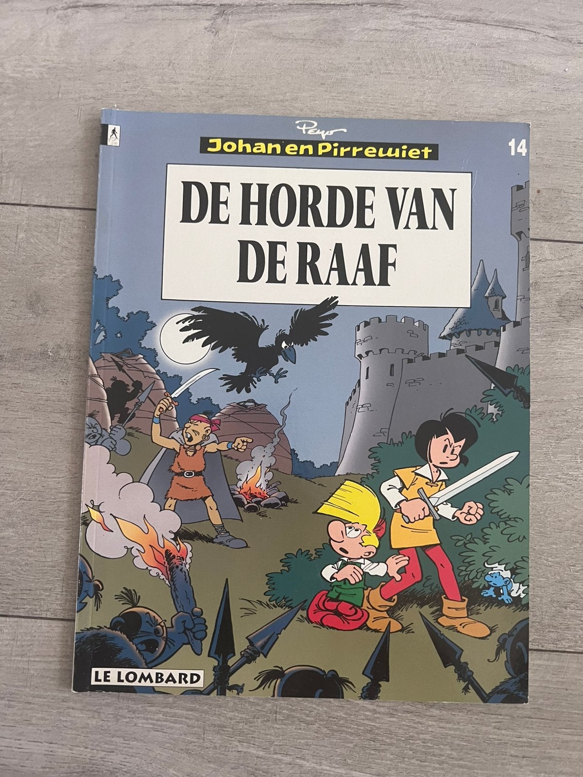 De horde van de raaf Johan en Pirrewiet Le Lombard, Eén stripboek, Ophalen of Verzenden, Gelezen