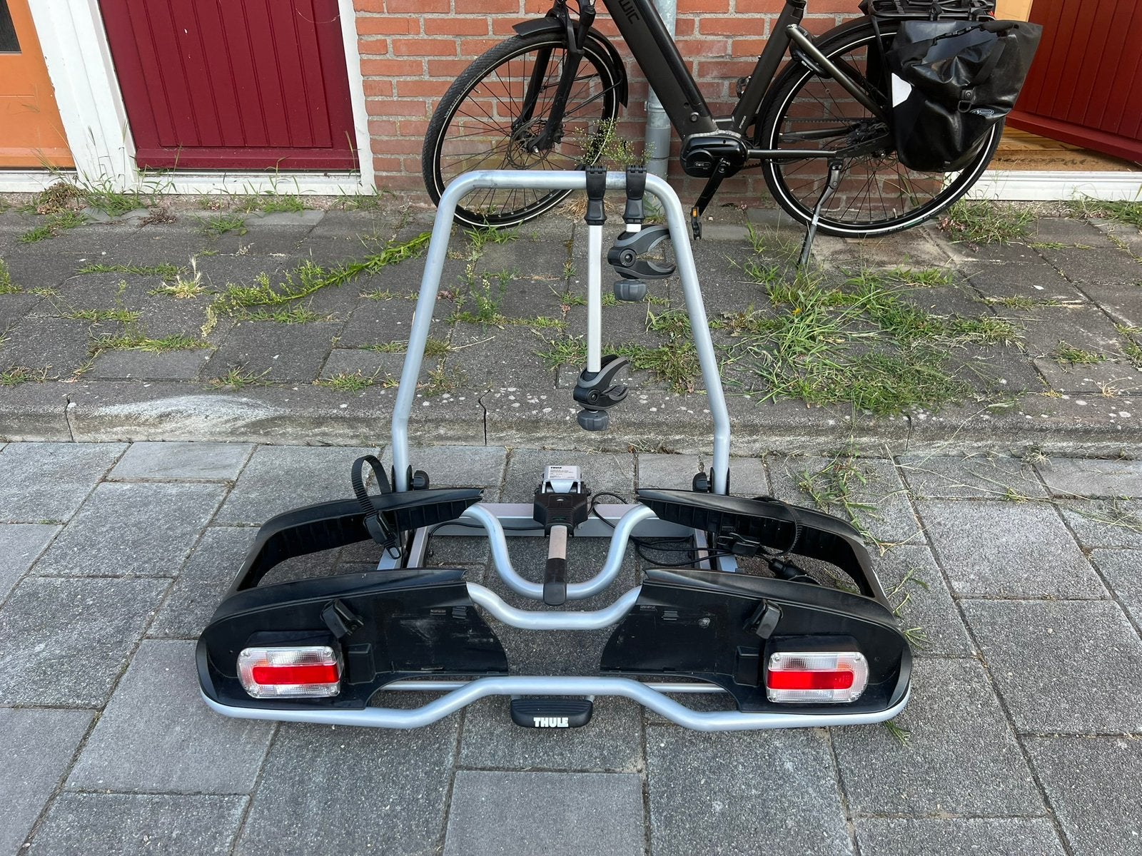 Thule EuroPower 916 fietsendrager (trekhaak), Auto diversen, Ophalen, Gebruikt, 2 fietsen, Trekhaakdrager