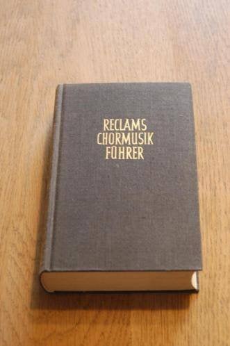 *Werner Oehlmann - Chormusikführer, Verzenden, Zo goed als nieuw