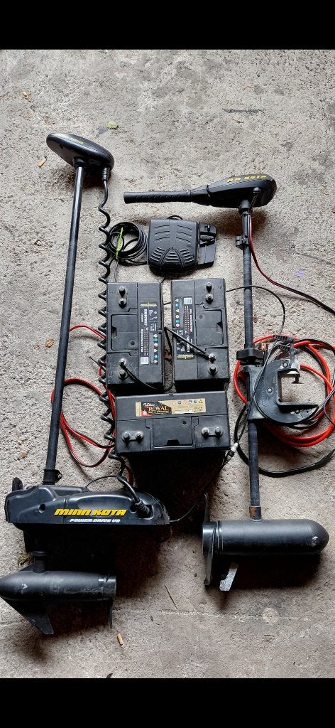 Minn kota, traxxis 80Lbs, powerdrive V2 42 LBS, Ophalen, Gebruikt, Overige typen