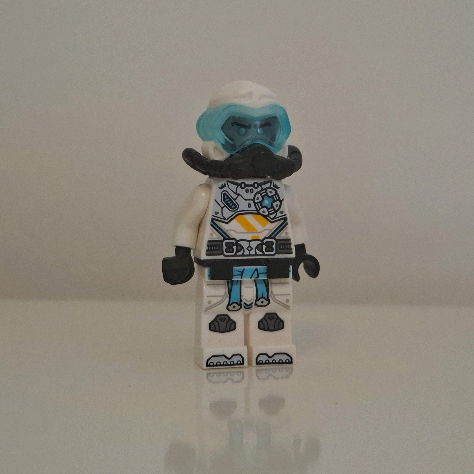 LEGO Ninjago minifiguur, njo0699 Zane - Seabound, Scuba Gear, Lego, Ophalen of Verzenden, Zo goed als nieuw, Minifiguur