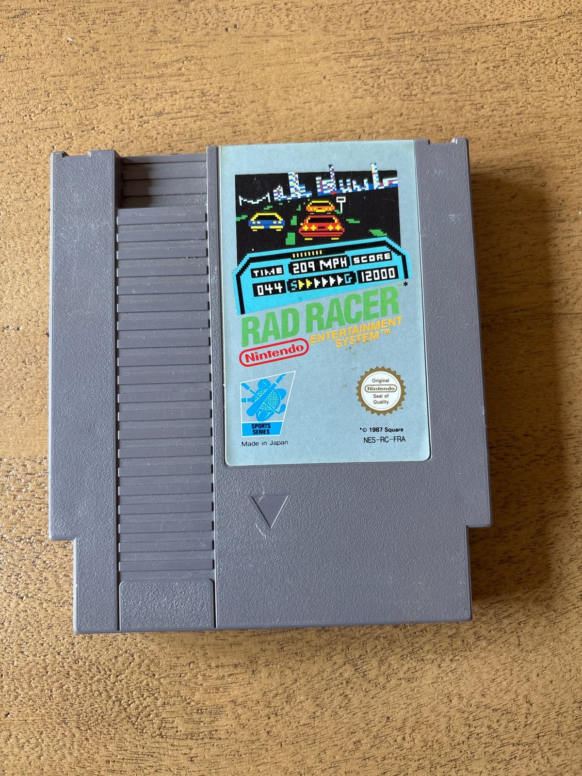 Rad Racer NES Game - Klassieke Race-actie, Gebruikt, 1 speler, Racen en Vliegen, Ophalen of Verzenden