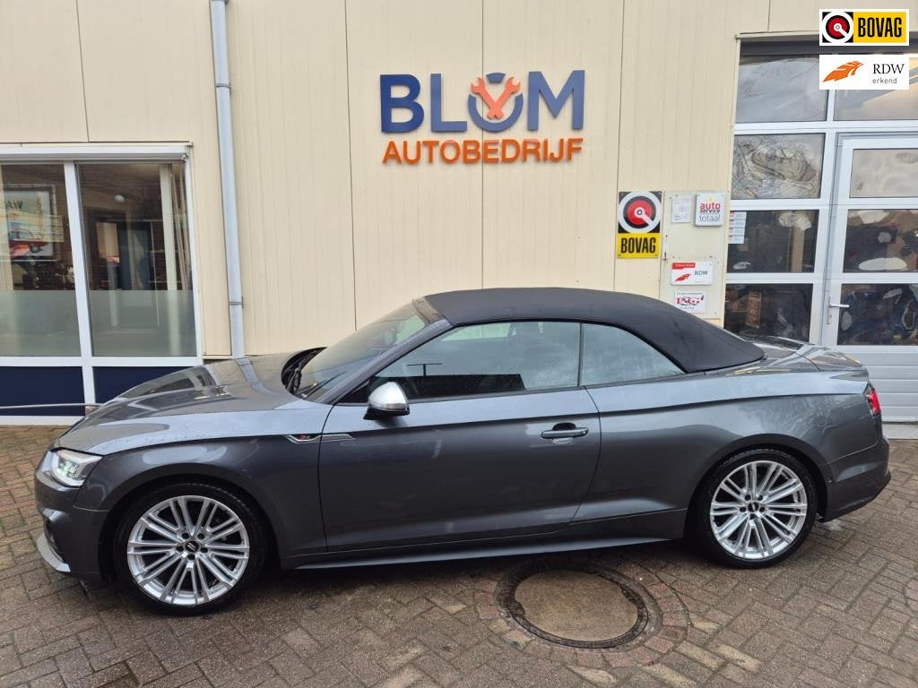 Audi S5 Cabriolet 3.0 TFSI S5 quattro Pro Line Plus, Auto's, Audi, Gebruikt, Cabriolet, 4 stoelen, Leder
