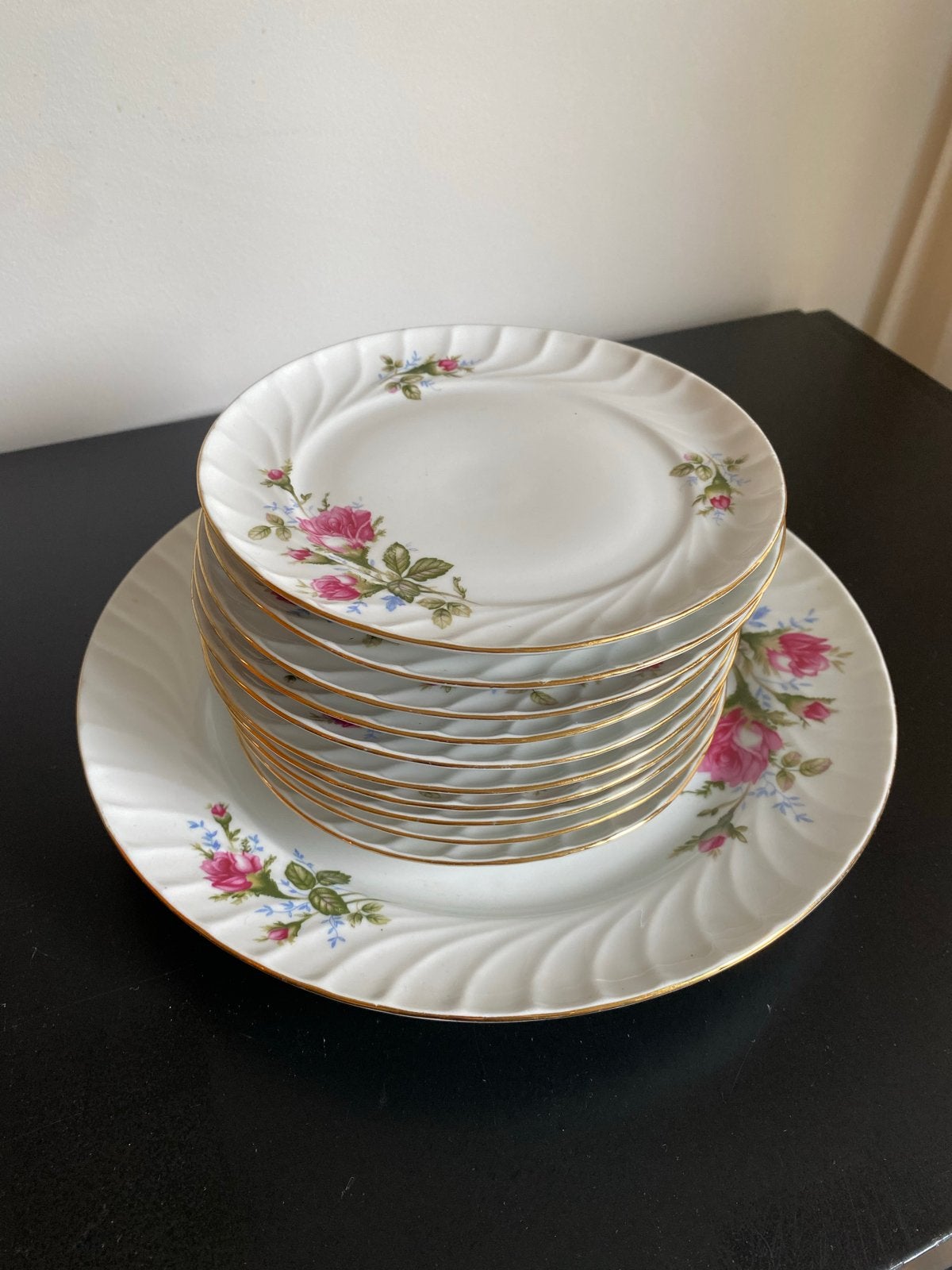 Set Jarolina gebaksborden met taartbord, Huis en Inrichting, Keuken | Servies, Ophalen, Zo goed als nieuw, Bord(en), Overige stijlen