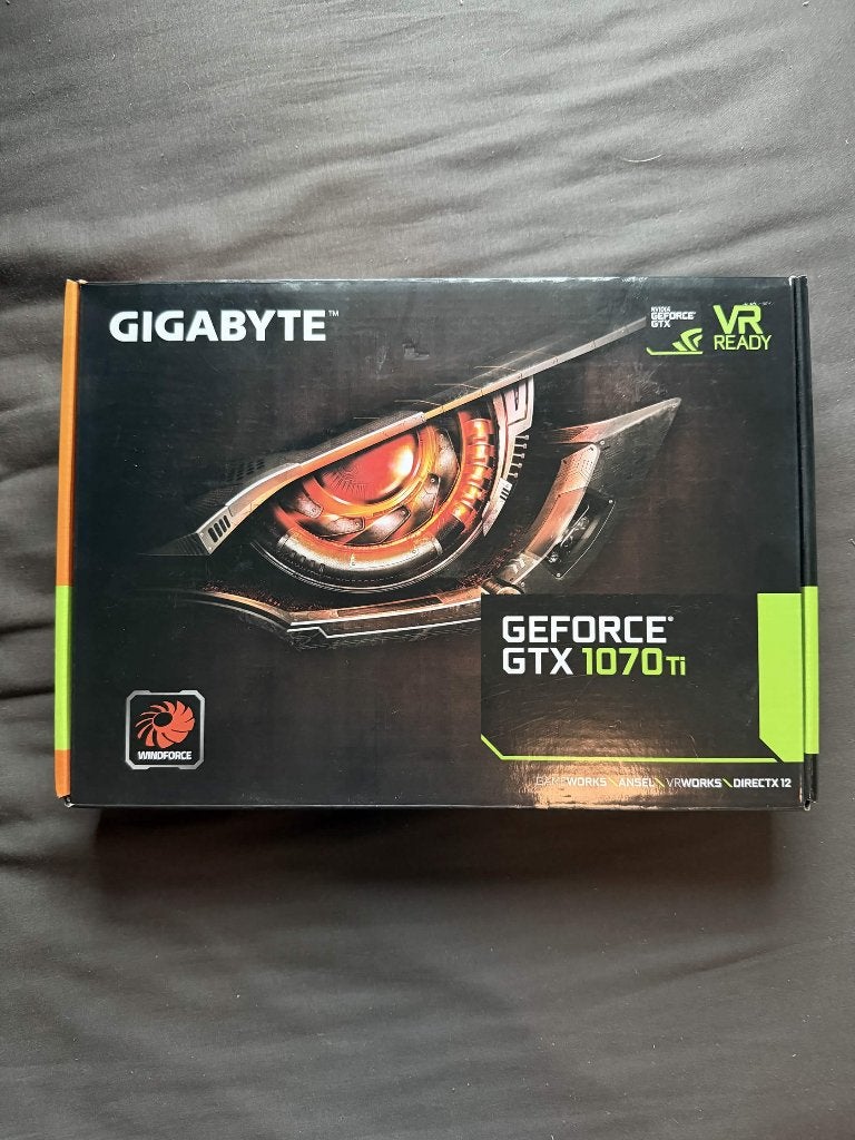 Gigabyte GTX 1070 Ti 8gb, PCI-Express 3, Gebruikt, HDMI, Ophalen of Verzenden