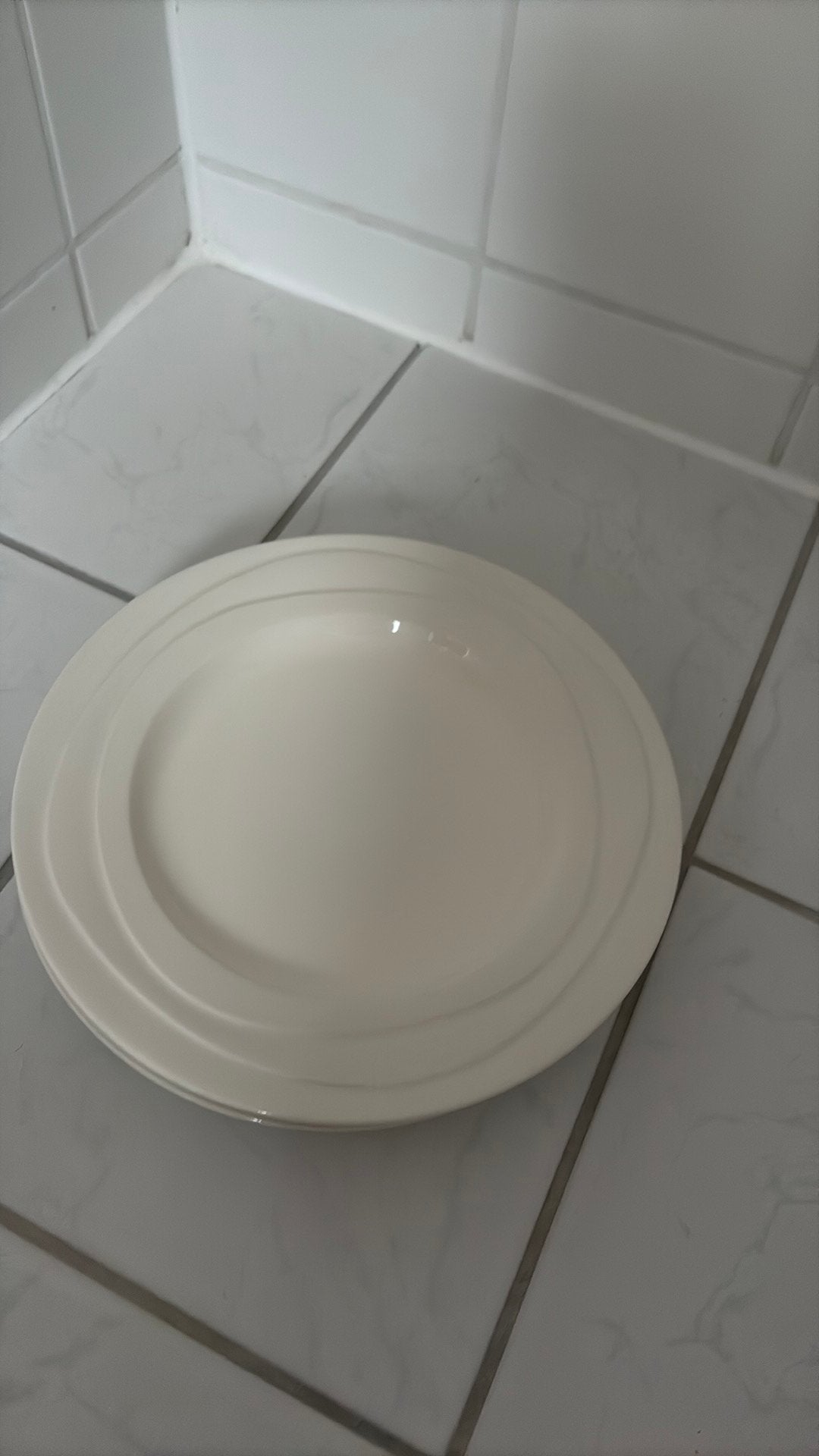 Jamie Oliver borden, set van 3, wit, 21cm, Ophalen of Verzenden, Zo goed als nieuw, Bord(en), Effen